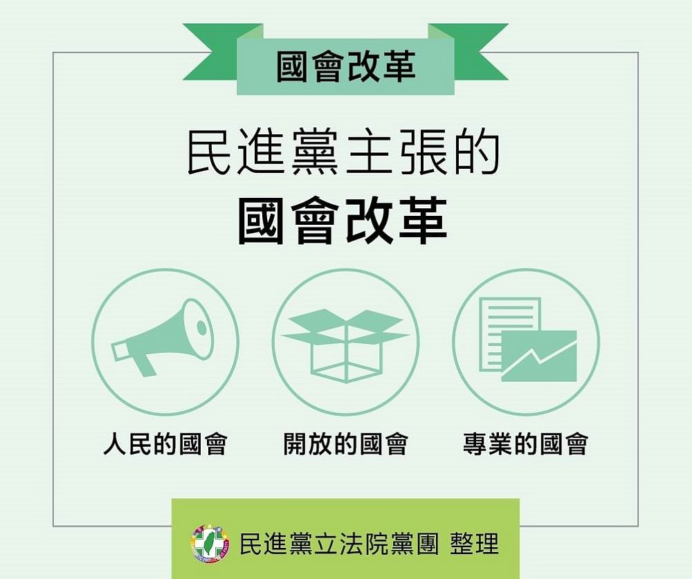 民进党2015年国会改革方案