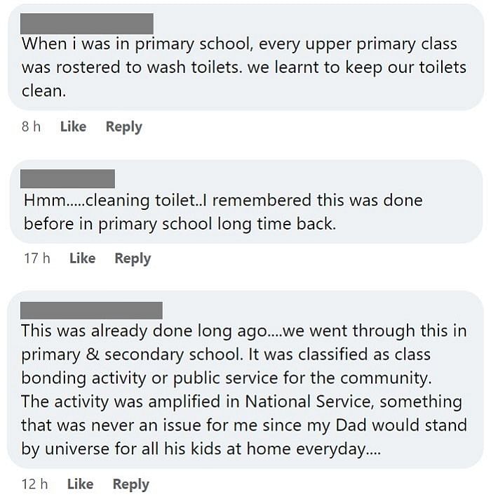 学生洗厕所