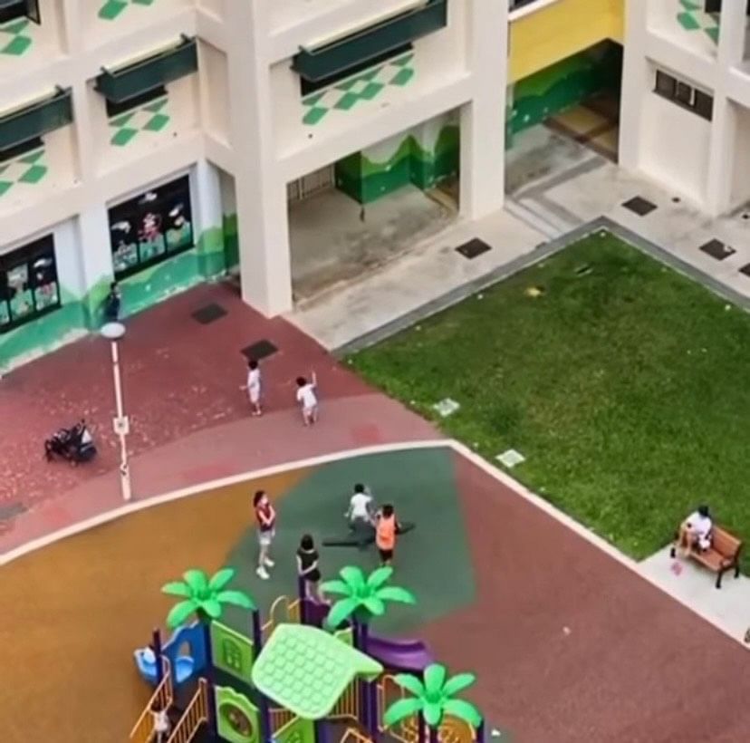 新加坡孩童受鱿鱼游戏影响