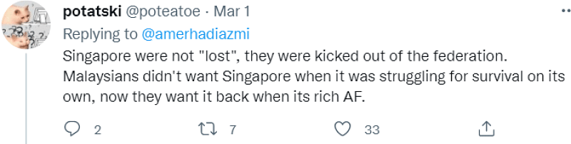 Comment-Singapore was not lost