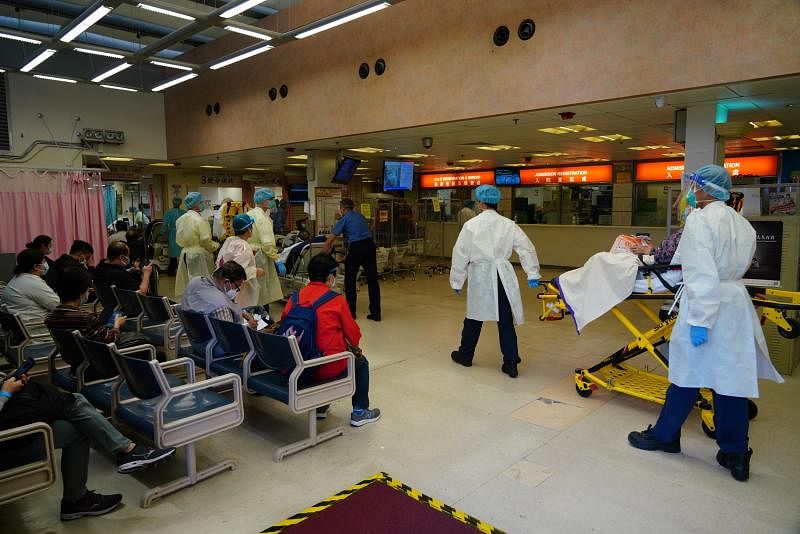 伊利沙伯医院是香港第一间专门收治新冠病人的定点医院