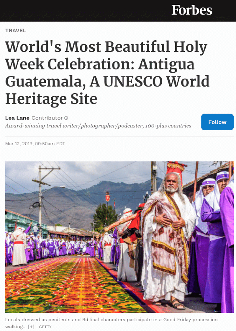 安提瓜拥有全世界最美丽的圣周
