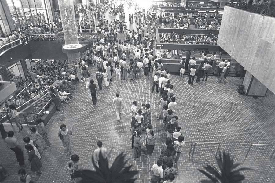 1980年代的樟宜机场搭客大厦