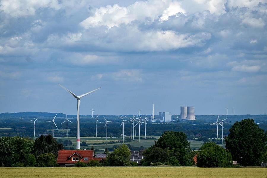 德国的风力发电厂