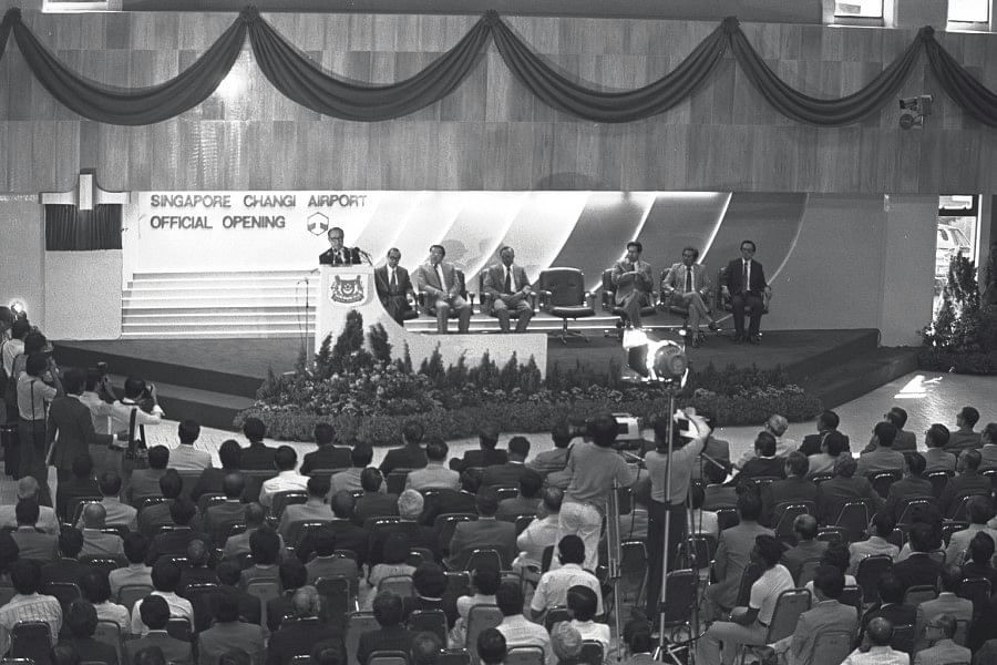 1981年樟宜机场开幕仪式