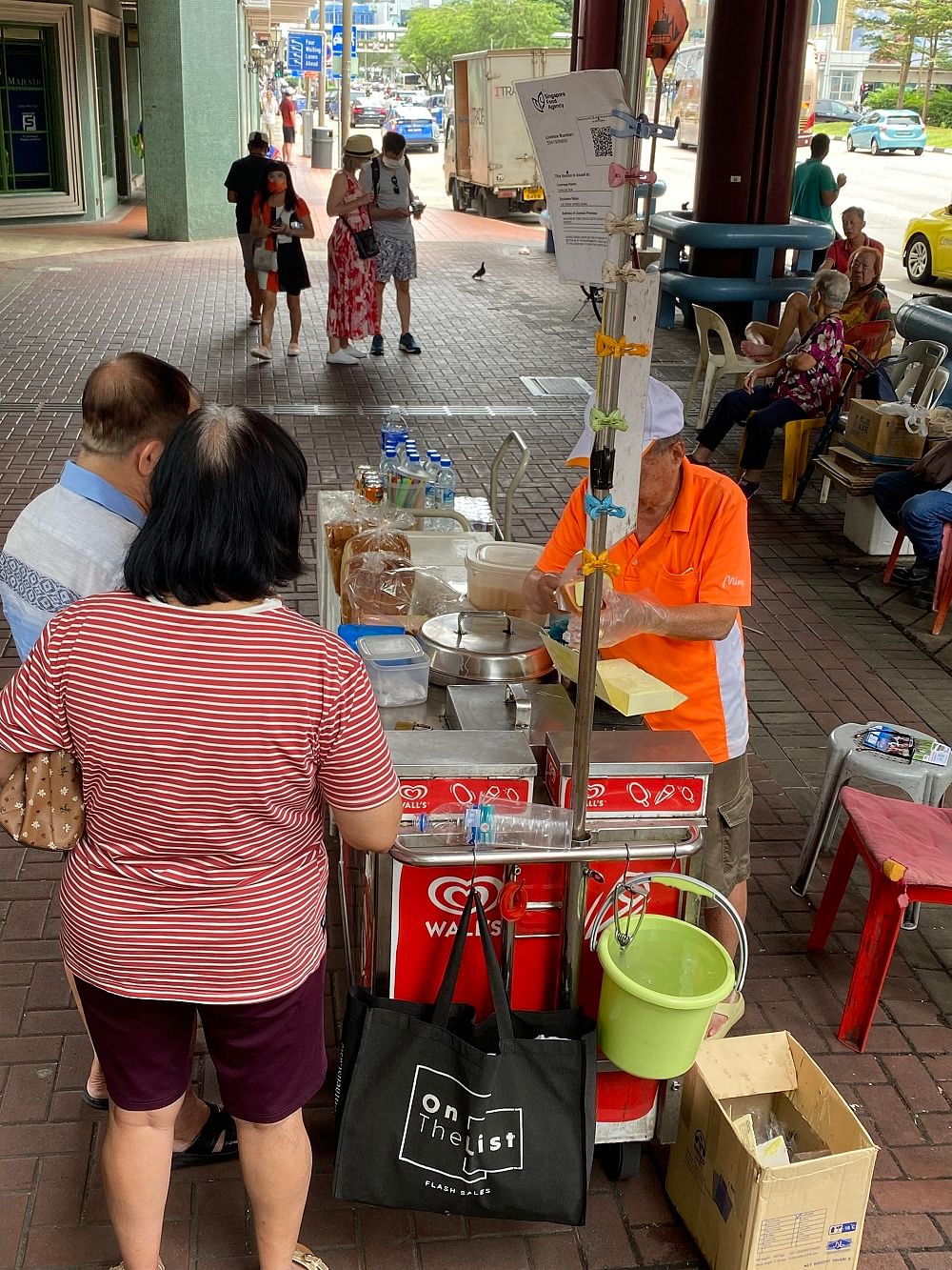 Ice cream man chinatown