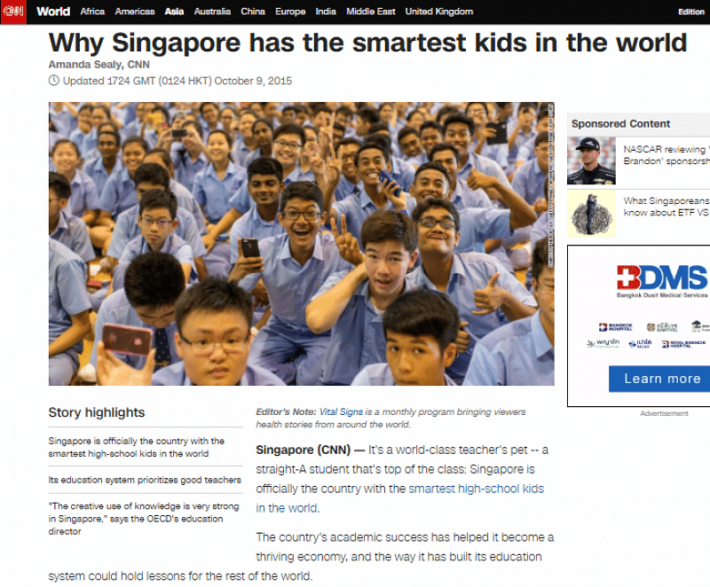 为何新加坡拥有全球最聪明的学生