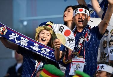 World Cup Japanese Supporters
