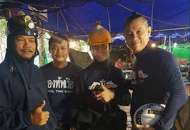 新加坡潜水教练杨家福参与泰国清莱洞穴营救