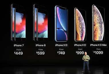 苹果秋季发布会公布新一代iPhone智能手机