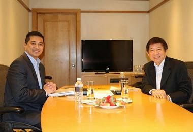 Khaw Boon Wan meeting Azmin in August 2018