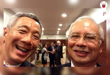 新加坡总理李显龙帮马来西亚前首相纳吉洗黑钱成一马1MDB案重点调查对象？假的！