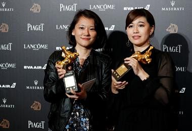 傅榆和洪廷仪获颁金马奖最佳纪录片奖