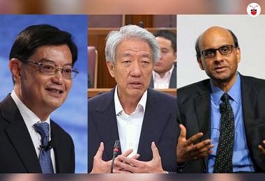 （左起）王瑞杰、张志贤、尚达曼。