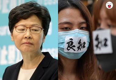 林郑推《禁蒙面法》　港局势再升温多区蒙面“反抗”