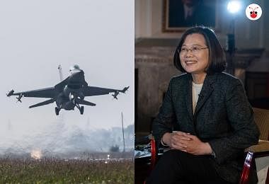 蔡英文称北京侵台将付出代价　台F-16V战机敏感时机公开演练