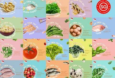 新加坡“土生土长”的19种蔬菜、菌类、水果、鸡蛋、虾、鱼以及牛蛙