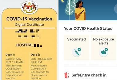 马国称新加坡或成首个承认其疫苗护照的国家，还言之过早？