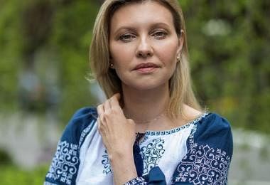乌克兰第一夫人欧琳娜·泽连斯卡