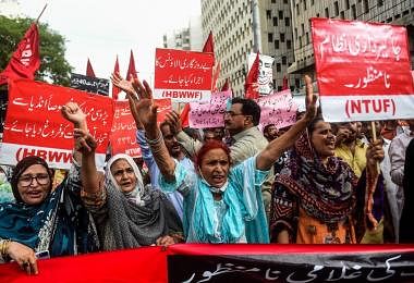 巴基斯坦人民示威