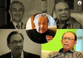 Mahathir and Musa Hitam
