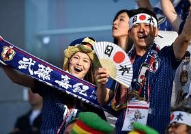 World Cup Japanese Supporters