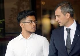 Khairul Naim Mohamad Nasir and lawyer