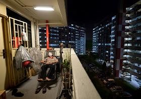 elderly living in rental flat - the face of poverty in Singapore