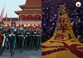 中国70周年国庆　香港示威者准备大作战“贺他老X”