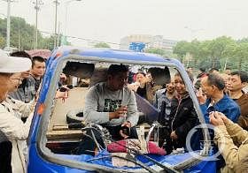 Wuxi bridge collapsed 