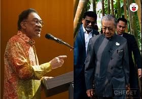 Anwar and Mahathir