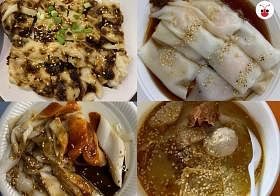 Varieties of Chee Cheong Fun