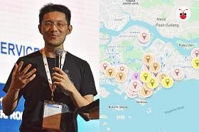 李鸿毅开发“新加坡冰淇淋地图”