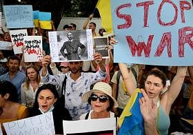 示威者：停止战争